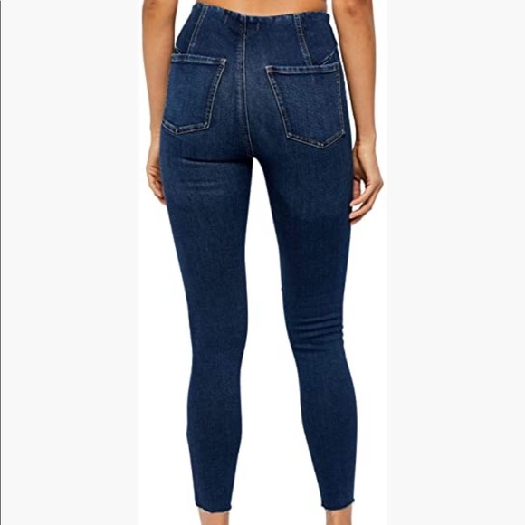 FREE PEOPLE Miles Away High Waist Skinny Jeans - Picture 3 of 11